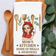 Gift For Mother,Gift For Grandma,Gift For Wife,Happy - Nana's Kitchen Home Of Meals Memories - Personalized Kitchen Towel