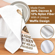 Gift For Mother,Gift For Grandma,Gift For Wife,Happy - Nana's Kitchen Home Of Meals Memories - Personalized Kitchen Towel