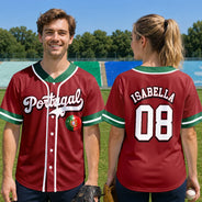 Summer, Football (Soccer), Gift For Yourself, Proud, Summer Soccer Games, Custom Text - National Pride for Soccer Lovers - Personalized Baseball Jersey Shirt