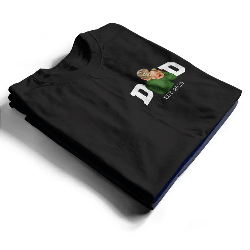 Gift For Father,Happy,New Dad,New baby - New Dad New Mom And Baby - Personalized T Shirt