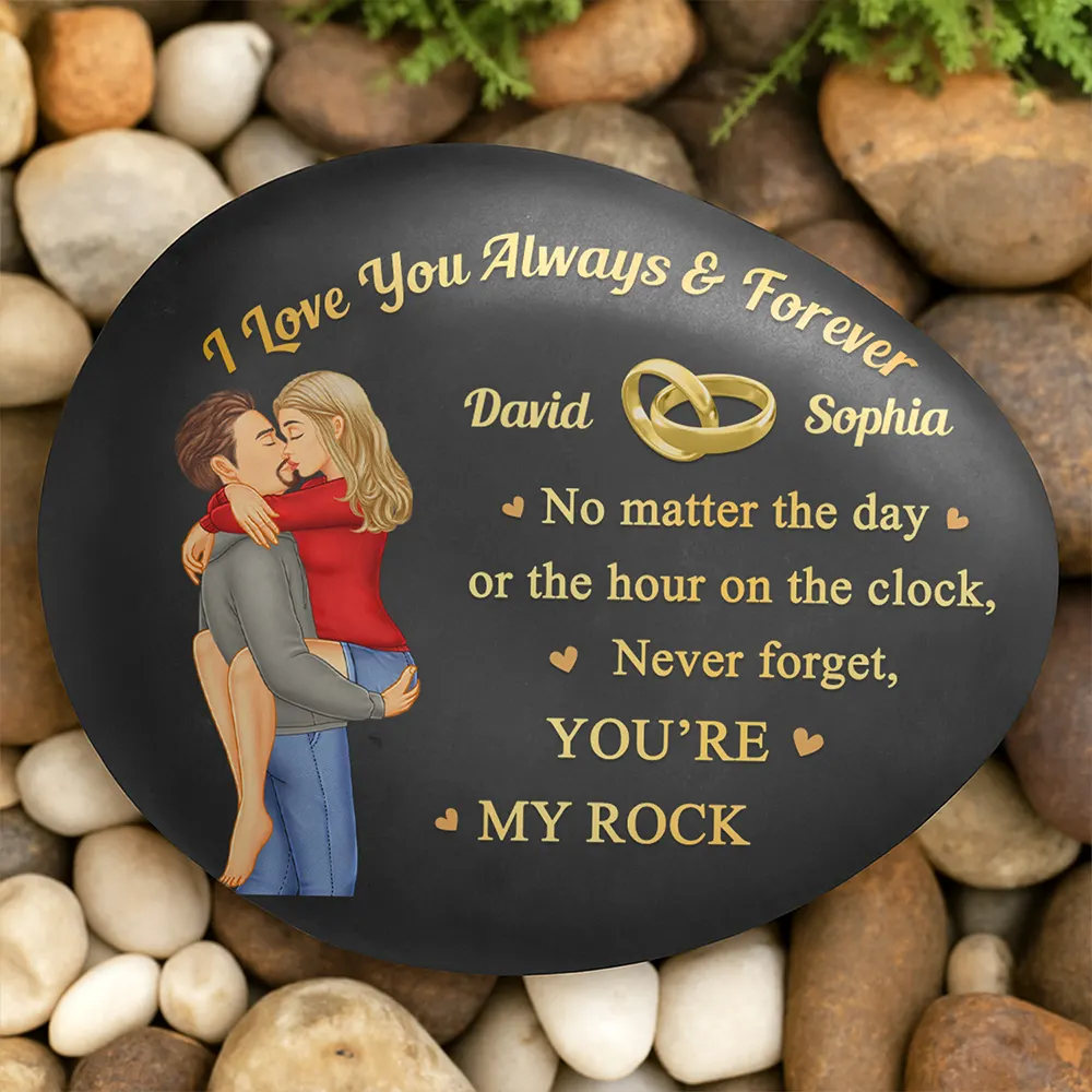 No Matter The Hour On The Clock - Personalized Printed Rock