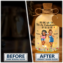 Gift For Bestie, Gifts For Colleagues, Gift For Sisters, Funny, Gift For Sibling - No One Will Ever Be As Entertained By Us As Us Bestie - Personalized Short Bottle Light