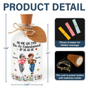 Gift For Bestie, Gifts For Colleagues, Gift For Sisters, Funny, Gift For Sibling - No One Will Ever Be As Entertained By Us As Us Bestie - Personalized Short Bottle Light