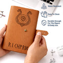 Gift For Women, Gift For Men, Gift For Yourself, Happy - Norse Mythology Viking Runes - Personalized Leather Cable Bag