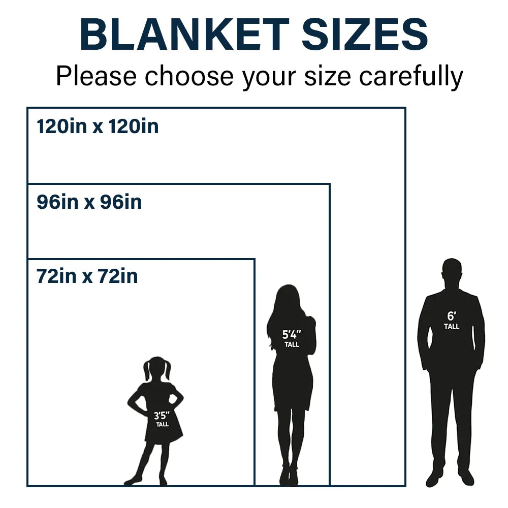 Custom Photo Our Snuggle Blanket Family Couple - Personalized Oversized Blanket