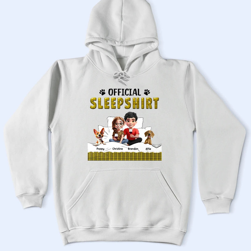 Dog Couple, Dog Lovers, Funny - Official Sleepshirt 3D Effect - Personalized T Shirt