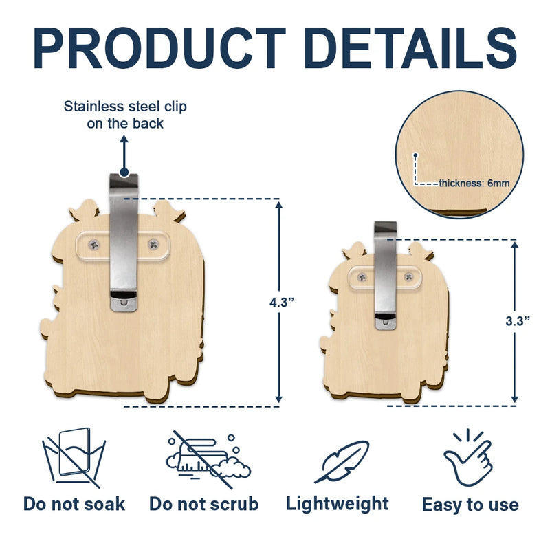 Old Couples,Gift For Wife,Gift For Husband,Camping,Happy - Old Couple Camping Partners For Life - Personalized Custom Shaped Car Visor Clip