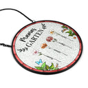 Gift For Yourself,Gift For Women,Gift For Mother,Gift For Grandma,Love,German - Omas Mamas Garten - Personalisierter Buntglas-Fenster-Sonnenfänger Zum Aufhängen