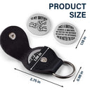 Gift For Brothers, Happy, Gift For Bestie - Once A Brother Always A Brother - Personalized Leather Pocket Hug