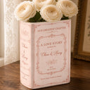 Top Market,Wedding Anniversary,Romantic,Gift For Couples,Custom Text - Our Greatest Chapter Couple - Personalized Ceramic Book Vase