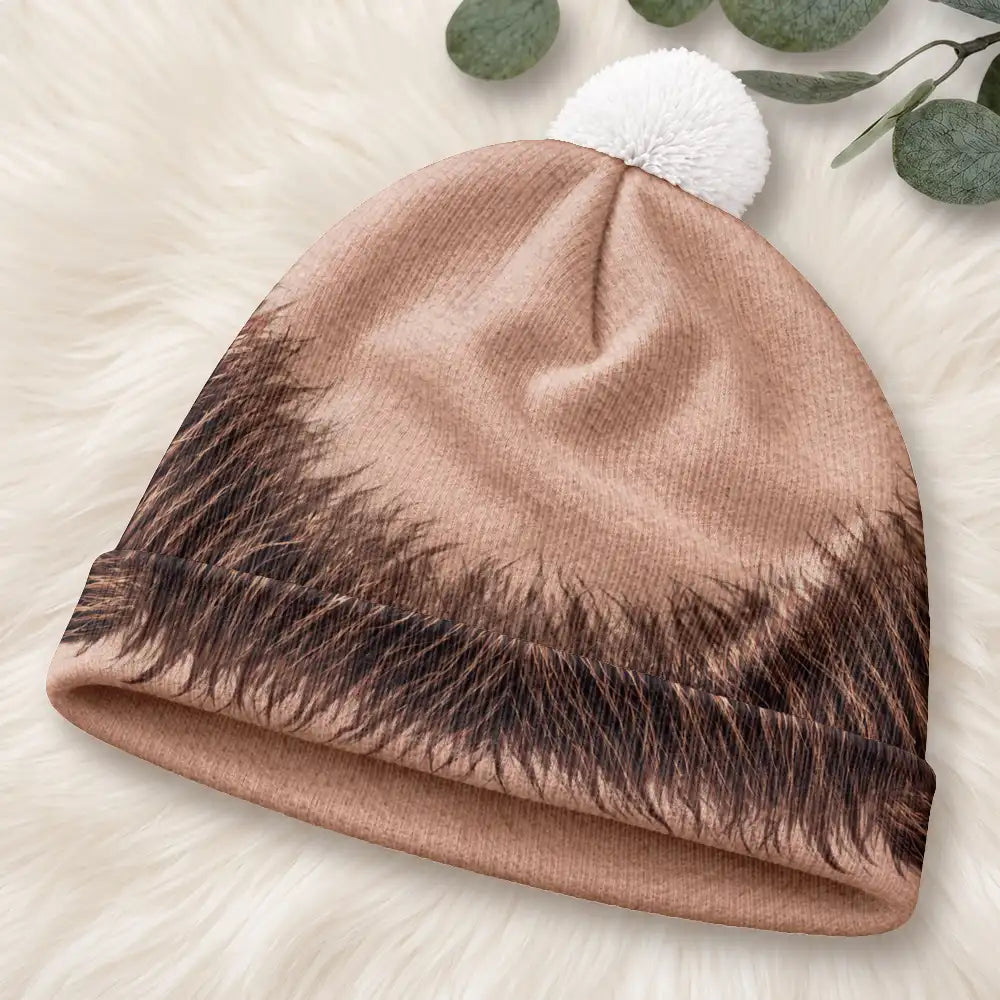 Gift For Men,Gift For Yourself,Gifts For Him,Humorous,Icon,Top Market - Funny Gag Gift For Him - Personalized Bald Head Bobble Beanie Hat