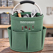Garage,Gift For Men,Gift For Yourself,Gifts For Him,Happy,Icon,Semi-Outdoor - Garage Gift For Dad Grandpa - Personalized Kids Names Tool Bag