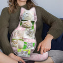 Custom Photo Cat Shape - Gift For Cat Lovers, Cat Mom, Cat Dad - Personalized Custom Shaped Pillow