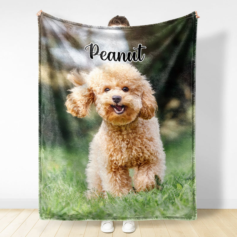 Custom Photo Dogs Cats Pets - Gift For Pet Lovers, Dog Lovers, Cat Lovers - Personalized Fleece Blanket, Sherpa Blanket