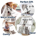 Custom Photo Dogs Cats Pets - Gift For Pet Lovers, Dog Lovers, Cat Lovers - Personalized Fleece Blanket, Sherpa Blanket