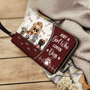 Best Dog Mom Ever - Birthday, Loving Gift For Dog Lovers - Personalized Leather Long Wallet