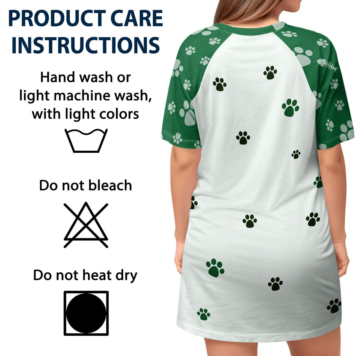 Cat Mom - Birthday, Loving Gift For Cat Lovers - Personalized Women's Sleep Tee