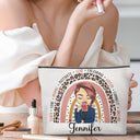 Teach Love Inspire - Gift For Teachers - Personalized Cosmetic Bag