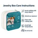 Cute Dogs And Cats Aesthetic Pattern - Birthday, Loving Gift For Pet Lovers, Dog Mom, Cat Mom - Personalized Jewelry Box