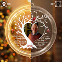 Memorial - Custom Photo Memorial A Limb Has Fallen From Our Family Tree - Personalized LED Pendant Light