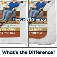 Retirement, Gift For Yourself, Gift For Women, Gift For Men - Retirement Rules - Personalized Fleece Blanket, Sherpa Blanket