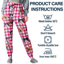 Pet Lovers, Dog Lovers, Cat Lovers - Custom Photo Funny Pet Human Face Plaid Pattern - Personalized Pajama Pants