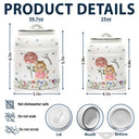 Birth Month Flowers Bloom Where You're Planted Women - Personalized Cookie Jar