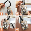 Travel,Gift For Yourself,Gift For Women,Gift For Men - Monogram Name Marble - Personalized Luggage Tag