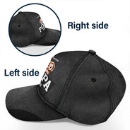 Gift For Father,Dad,Children - Dad Grandpa Since 3D Effect - Personalized Classic Cap