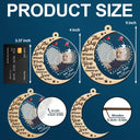 Christmas,Memorial,Custom Photo,Family,Sad - Custom Photo The Sky Look Different When You Have Someone Up There - Personalized 2-Layered Mix Ornament