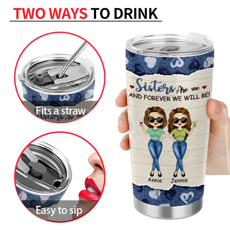 Fight A Bear For You - Gift For Sister - Personalized Custom Tumbler