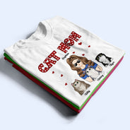 Cat Mom Cat Dad - Birthday Gift For Mother, Father, Pet Lovers - Personalized Custom T Shirt
