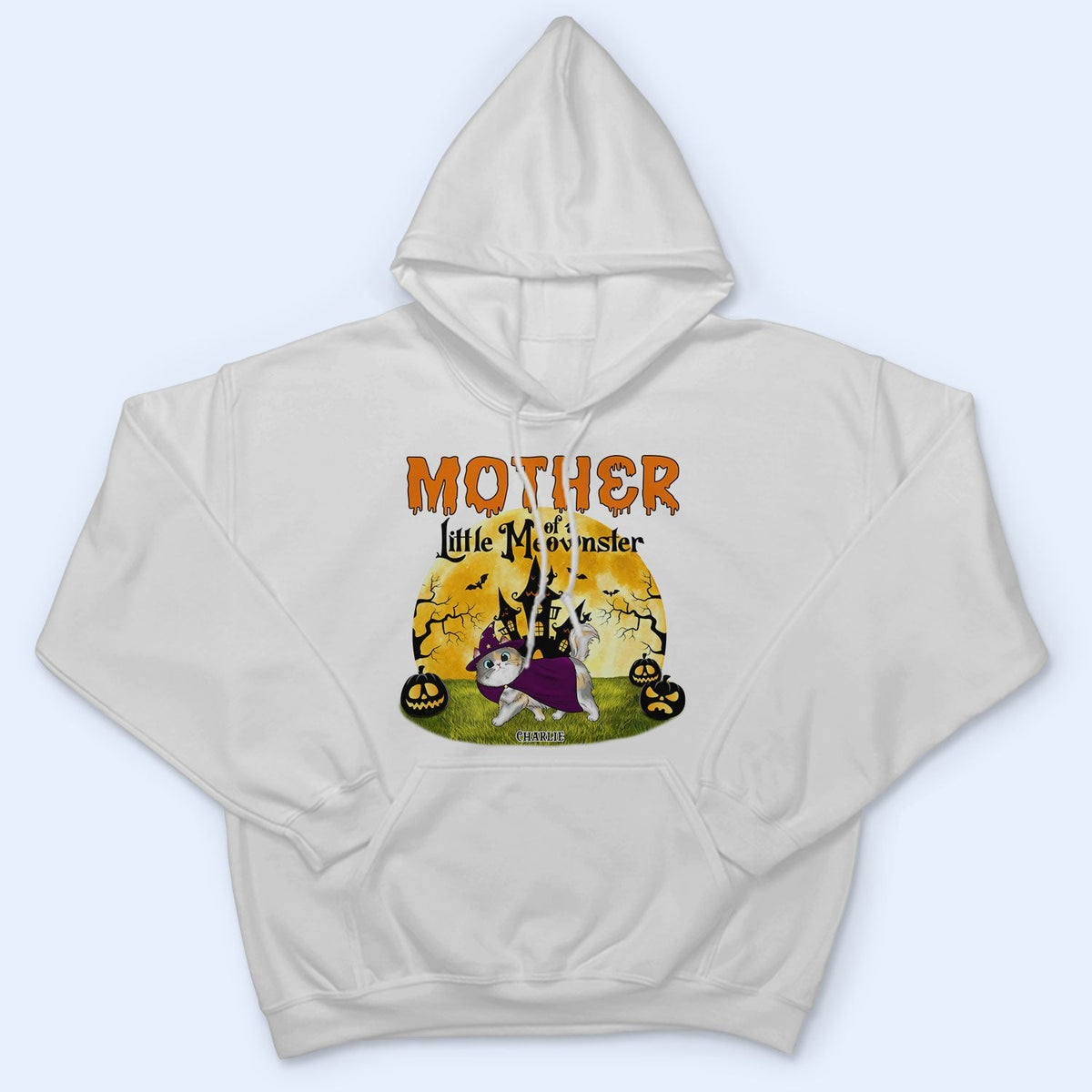 Mother Of Little Meownsters - Halloween Gift For Cat Lovers - Personalized T Shirt