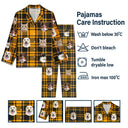 Custom Photo Dog Cat Face - Gift For Pet Lovers - Personalized Long Pajamas Set