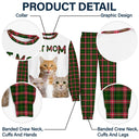 Custom Photo Cat Mom Cat Dad - Gift For Cat Lovers - Personalized Unisex Pajamas Set