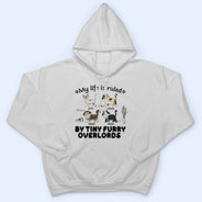 My Life Is Ruled By Cats - Gift For Cat Lovers - Personalized T Shirt