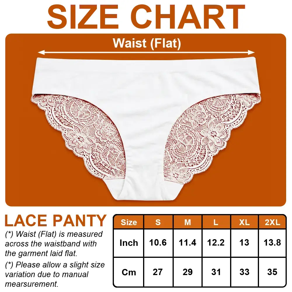 Wedding Anniversary,Gift For Wife,Humorous,Gift For Couples,Vector - I Love Your Face Timber Couple - Personalized Panty