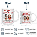 Gift For Mother,Dad,Dad,Daughters,Mom,Sons,Gift For Father - Parents And Children Always Heart To Heart - Personalized Mug
