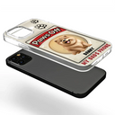 Pet Lovers,Funny - Paws Off Mom Dad Dog Cat Pet Lover - Personalized Clear Phone Case