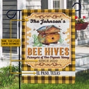 Personalized Honey Bee Bee Hives Flannel Custom Flag