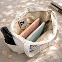 Happy,Gift For Wife,Gift For Yourself,Gift For Women,Gift For Mother,Gift For Grandma - Patriotic Mom And Grandma Sweethearts Embroidery Effect Prints - Personalized Corduroy Tote Bag