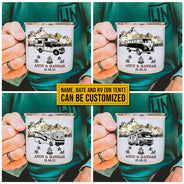 Personalized Camping Adventure Begins Customized Campfire Mug