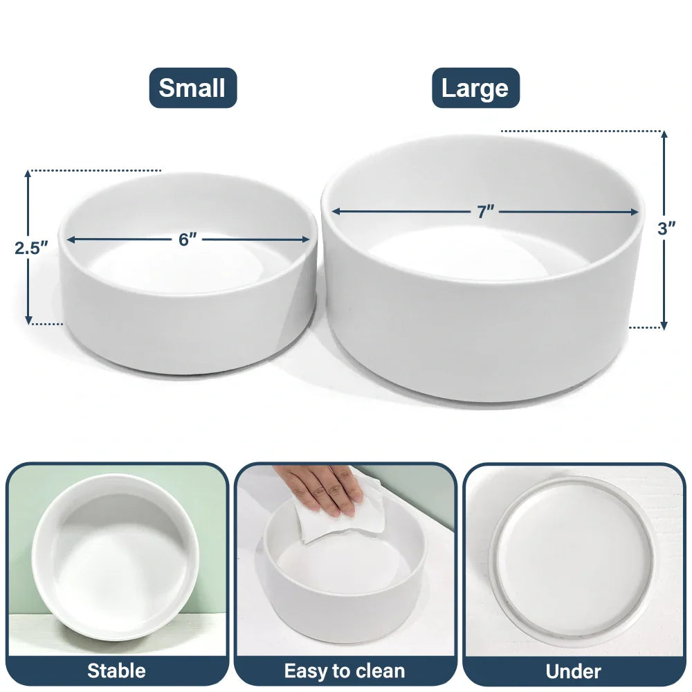 Cat Lovers,Cat Mom,Cat Dad - The Meows Are Lies - Personalized Pet Bowl