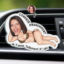 Gift For Couples, Gift For Husband, Gift For Wife, Gift For Boyfriend, Gift For Girlfriend, Gift For Women, Gift For Men, Funny, French - Photo Personnalisée Conduis Prudemment Je T’aime - Clip D’aération De Voiture En Acrylique Personnalisé