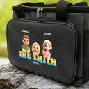 Gift For Couples, Parents, Dog Lovers, Happy - Picnic, Beach, Camping Cooling Bag For Family Trip - Personalized Lunch Bag, Cooling Tote
