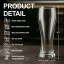 Funny, Retirement, Parents, Gift For Yourself, Gift For Women, Gift For Men, Gift For Grandparents, Gifts For Colleagues - Oops I Mean Happy Retirement - Personalized Pilsner Glass