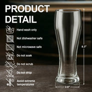Gift For Couples,Gift For Husband,Gift For Wife,Gift For Boyfriend,Gift For Girlfriend,Funny - Annoying Each Other Since - Personalized Pilsner Glass