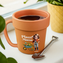 Gardening,Gift For Women,Happy,Gift For Yourself,Gift For Mother,Gift For Grandma - Plant Lady - Personalized Plant Pot Ceramic Mug