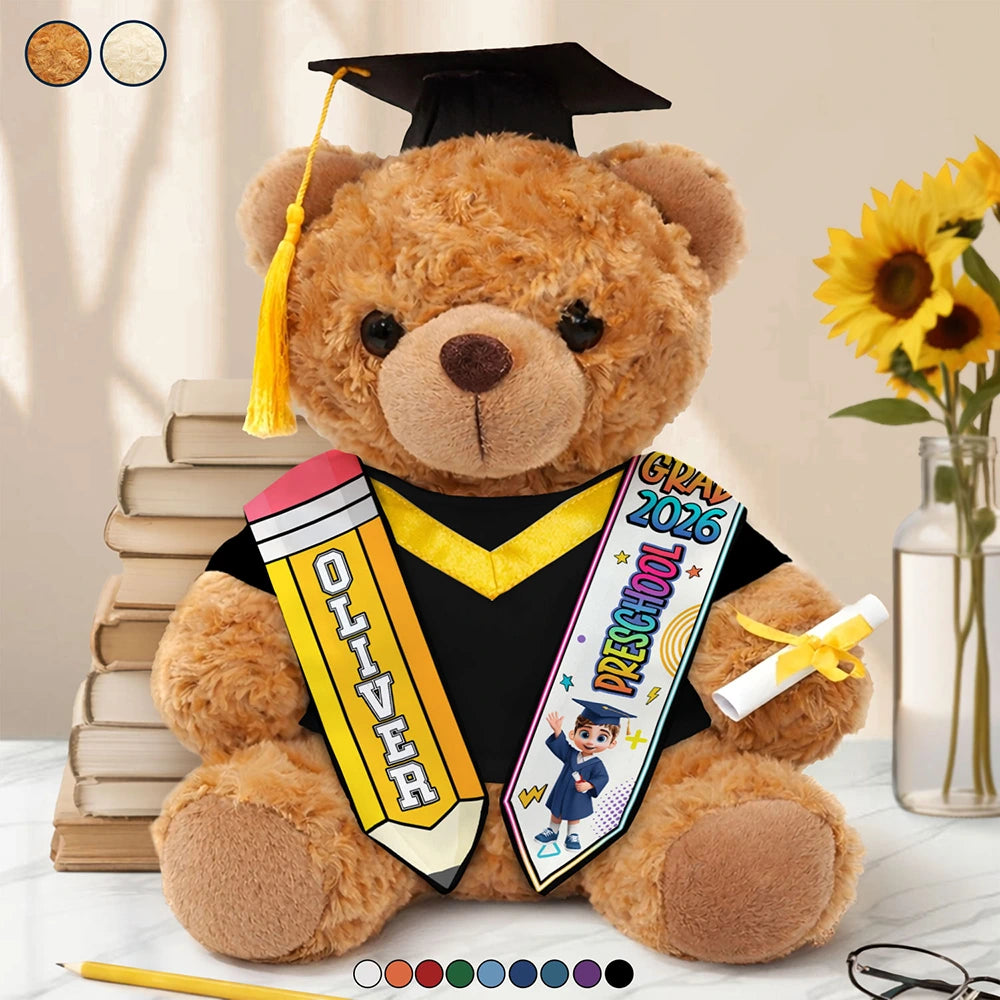 Preschool Kindergarten Graduation - Personalized Teddy Bear
