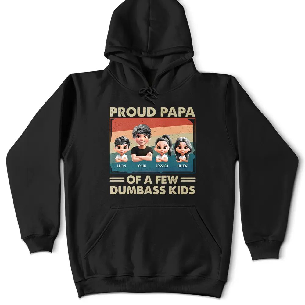 Funny,Gift For Husband,Gift For Father,Dad - Children - Proud Dad Of A Few Funny Kid - Personalized T Shirt